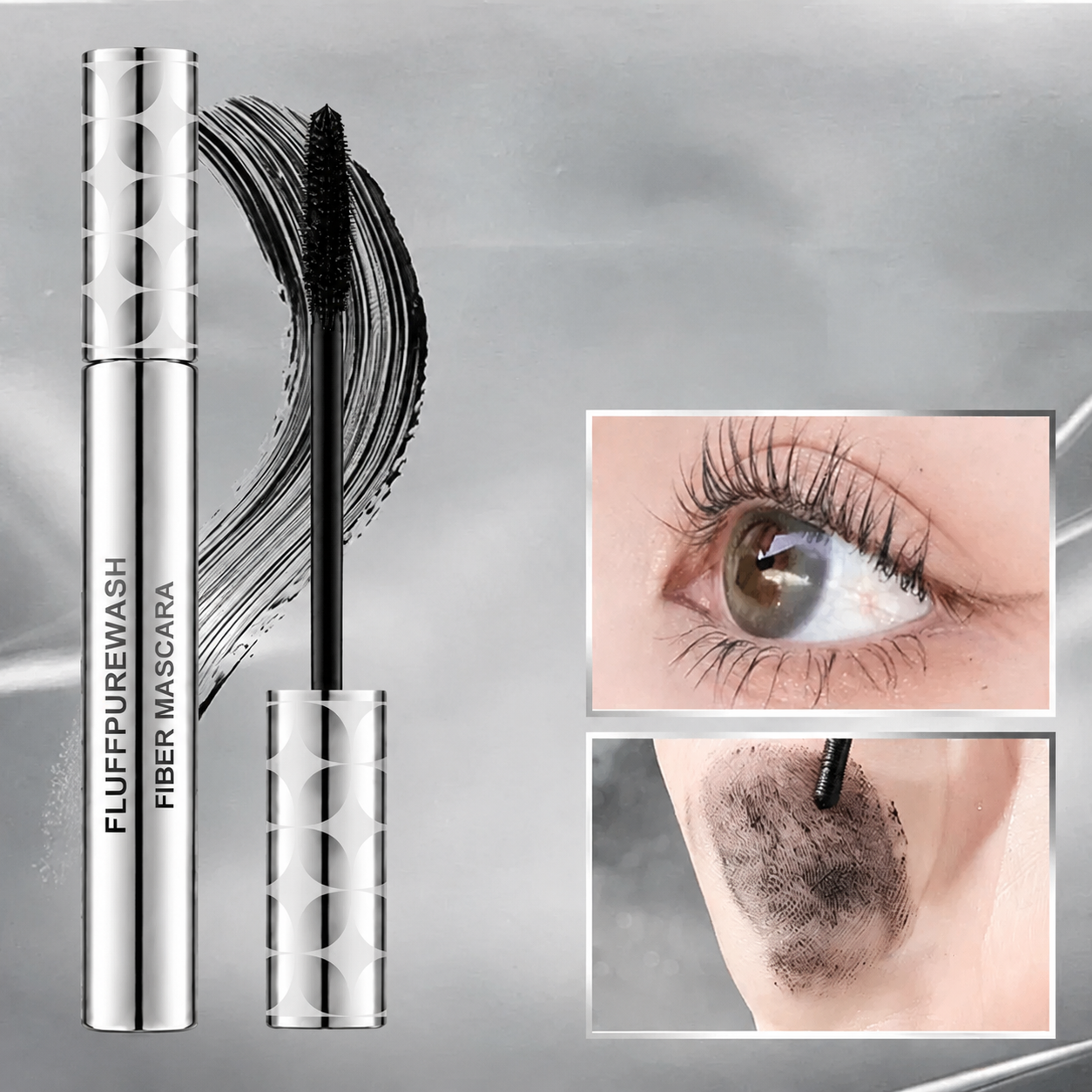 Fluffpurewash®Waterproof Fibre Mascara