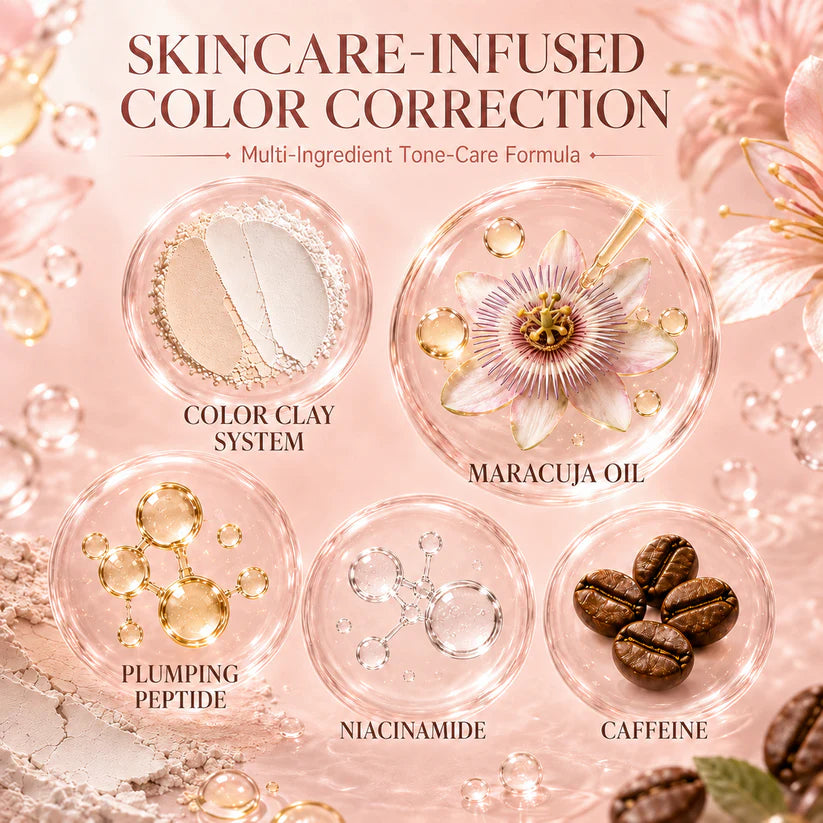 🔥LAST DAY 50% OFF - Buy 1 Get 1 Free 🎁 Skin-Perfecting CC Serum Cream