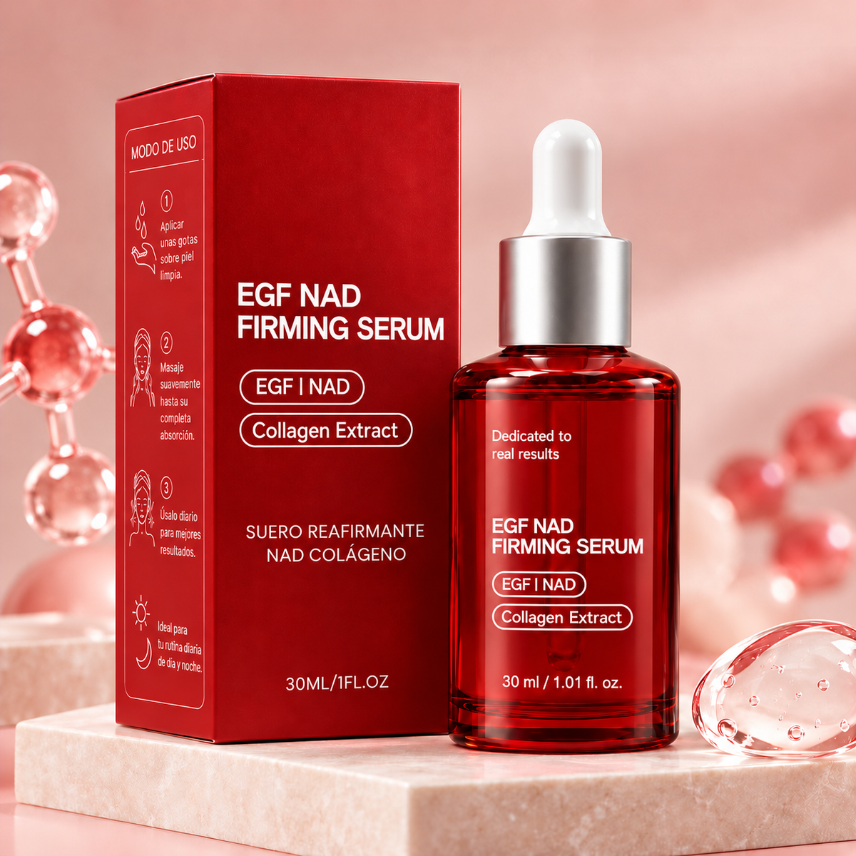 🔥EGF + NAD + Collagen Firming Face Serum ✨✨– Anti-Aging, Deep Hydration, Skin Tightening & Wrinkle Care