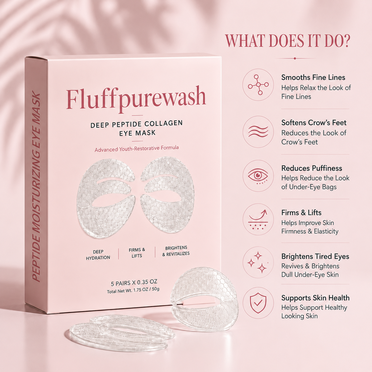 🔥LAST DAY 50% OFF - Deep Peptide Collagen Eye Mask