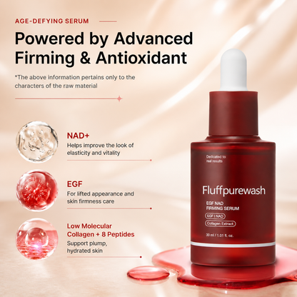 🔥LAST DAY 50% OFF - Fluffpurewash Korean NAD+ EGF Firming Serum