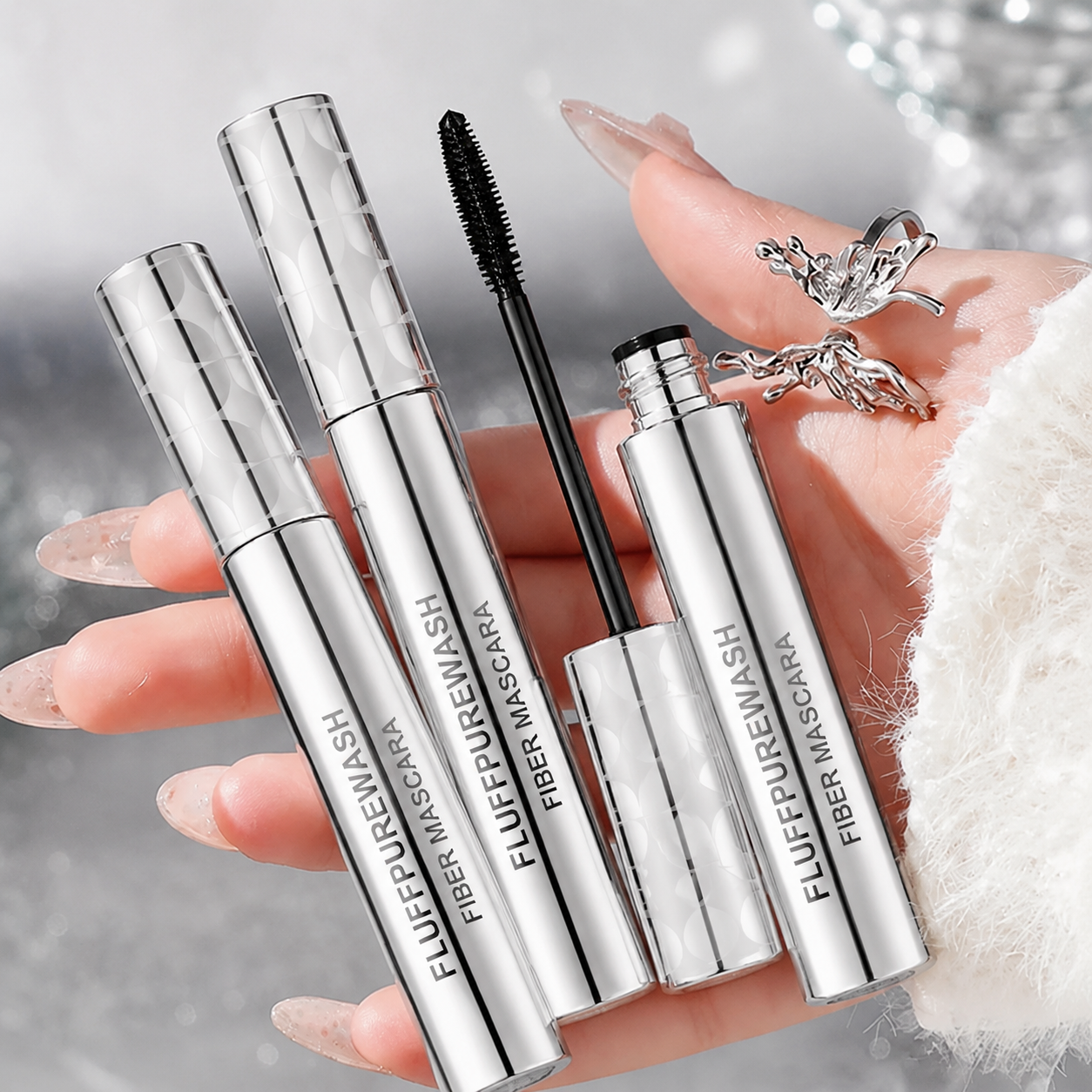Fluffpurewash®Waterproof Fibre Mascara