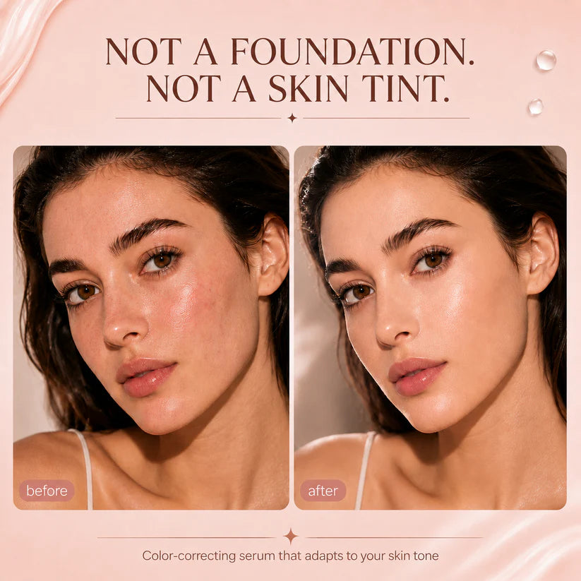 🔥LAST DAY 50% OFF - Buy 1 Get 1 Free 🎁 Skin-Perfecting CC Serum Cream