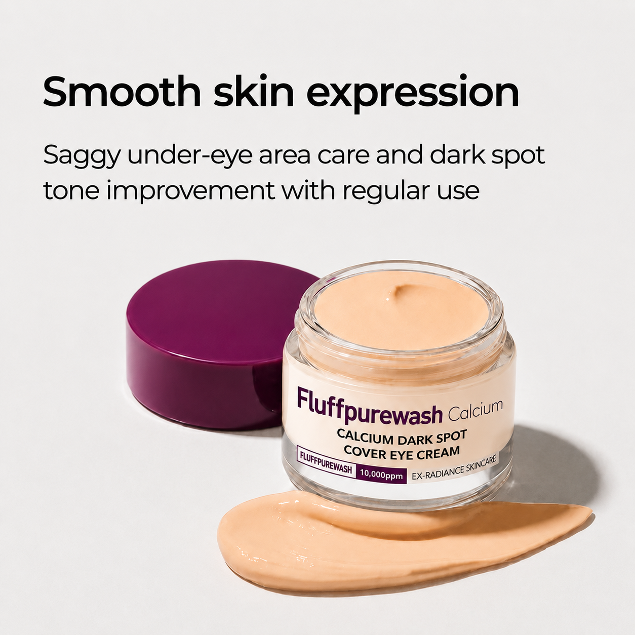 🔥LAST DAY 50% OFF - Fluffpurewash Korean Calcium Dark Spot Eye Cream