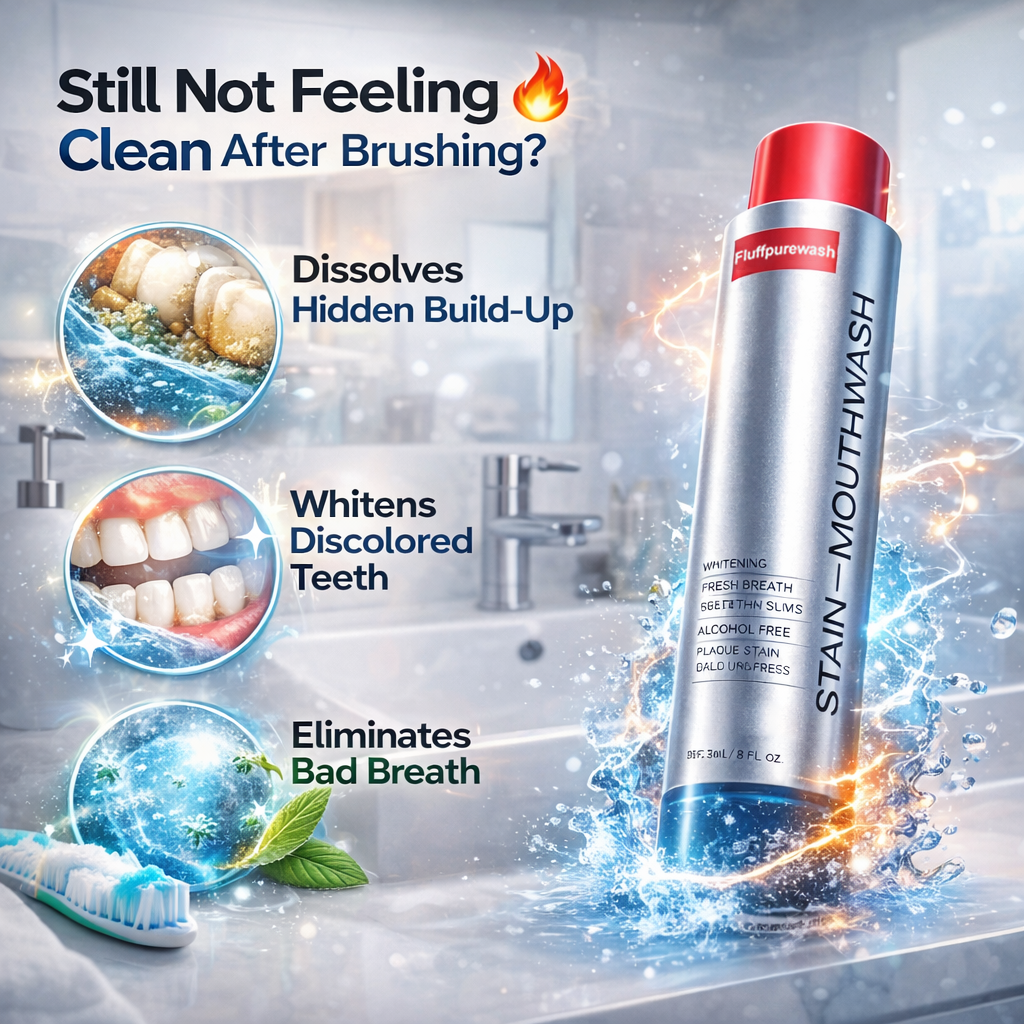 ✨ Fluffpurewash Mouthwash｜Not Just Fresher Breath — A Truly Deep Clean Feeling 🦷💜