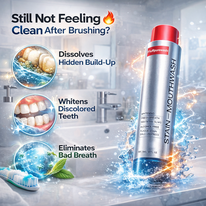 ✨ Fluffpurewash Mouthwash｜Not Just Fresher Breath — A Truly Deep Clean Feeling 🦷💜