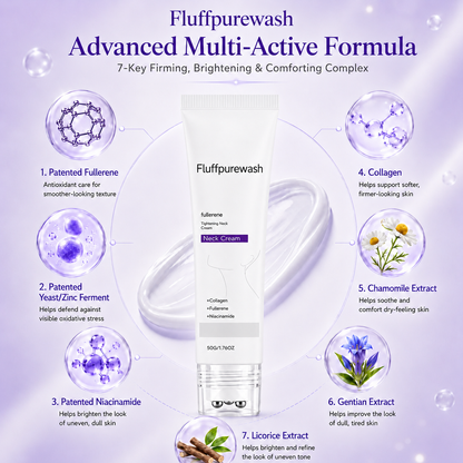 ✨ Fluffpurewash™ Instant Neck Lift Cream — 🧴 Infused with Retinol & Hyaluronic Acid | Firms the Neck, Reduces Wrinkles