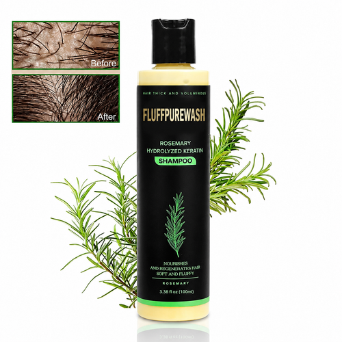 🔥LAST DAY 80% OFF - 🌿Fluffpurewash® Organic Rosemary Hair Growth Shampoo